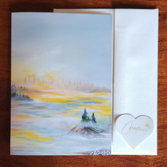 Alaska's Light Amid the Fog! Alaska's Beauty Greeting Card