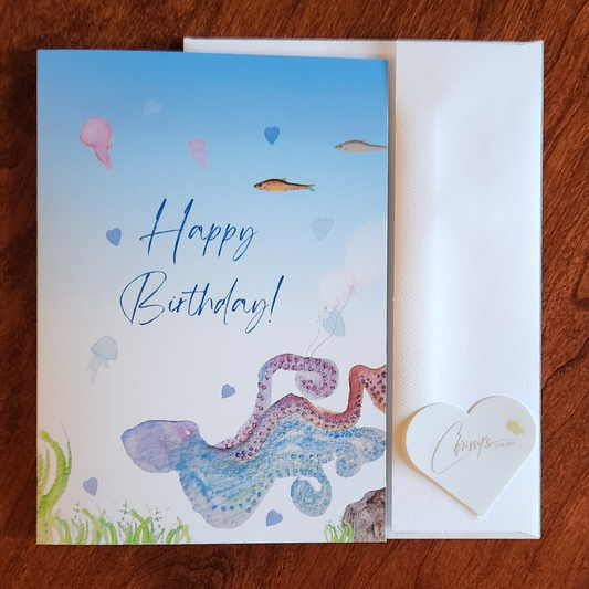 Marine Life Celebration! Birthday Day Greeting Card