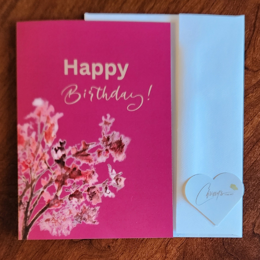 Vibrant Jewels! Birthday Greeting Card