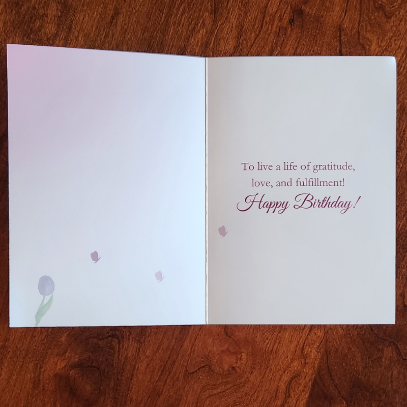 Joyful Tulips! Birthday Greeting Card