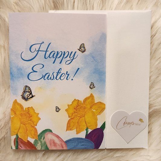 Butterfly Flutter! Easter Greeting Card