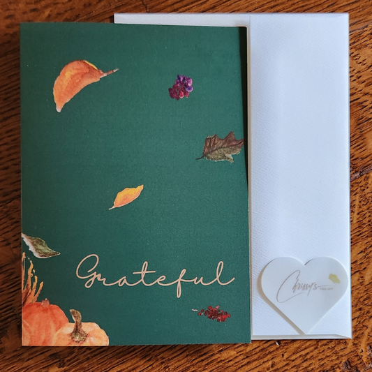Grateful! Fall Brilliance Greeting Card