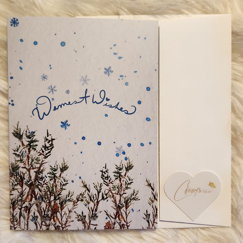Warmest Wishes! Holiday Greeting Card
