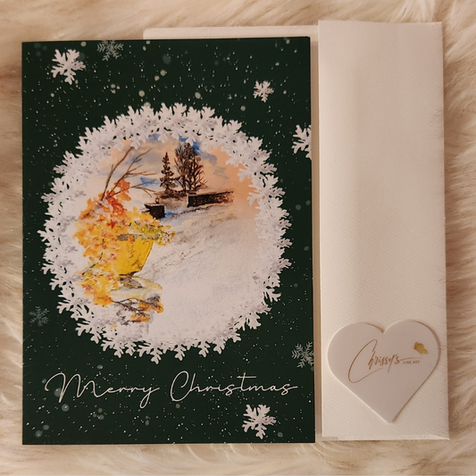 A Winter's Glow! Holiday Greeting Card