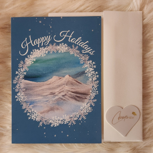 Majestic Mountains! Holiday Greeting Card