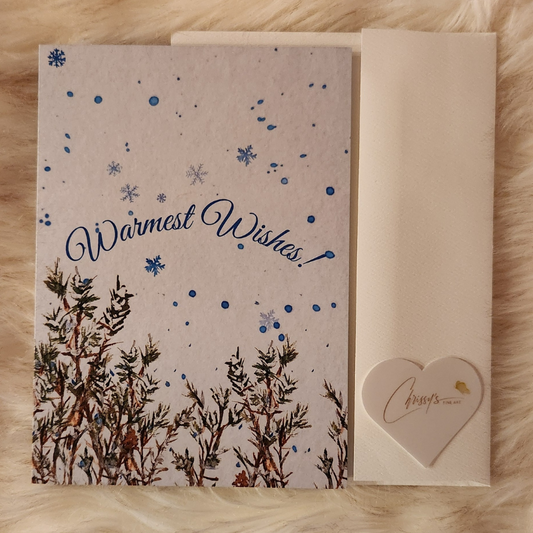 Warmest Wishes! Holiday Greeting Card