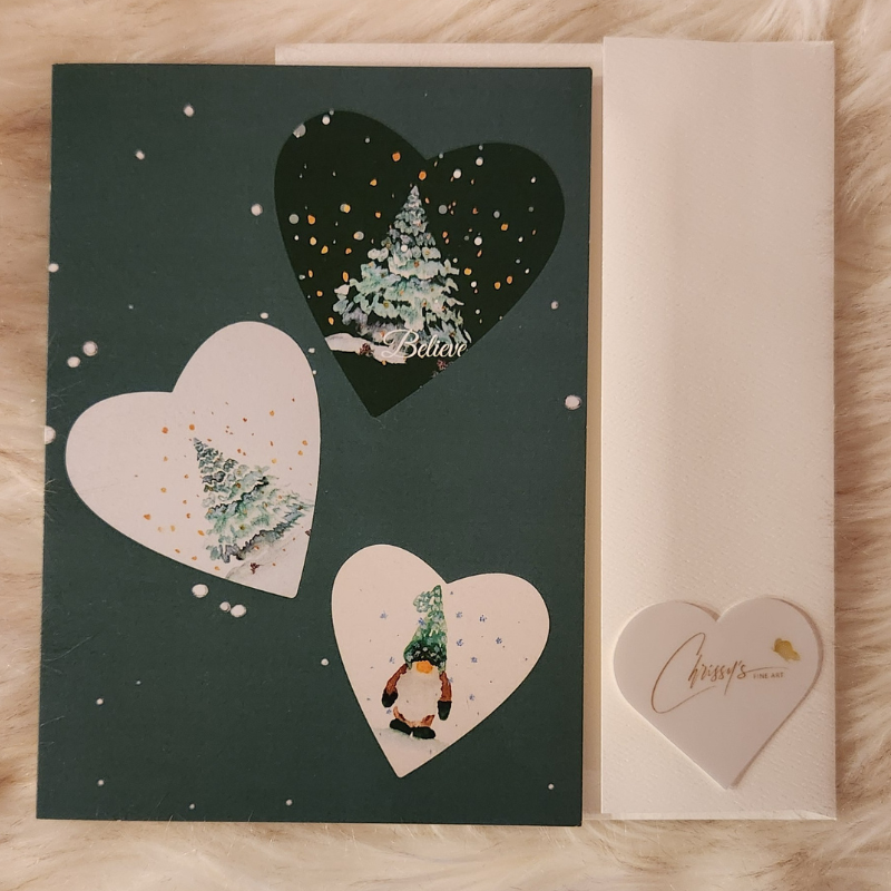 Peaceful Hearts! Holiday Greeting Card