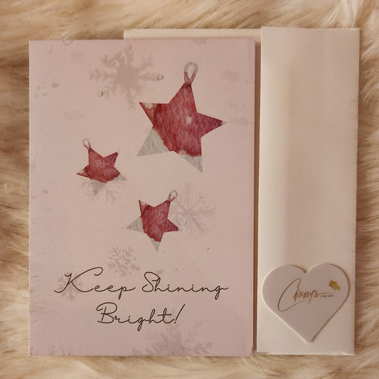 Keep Shining Bright! Holiday Greeting Card