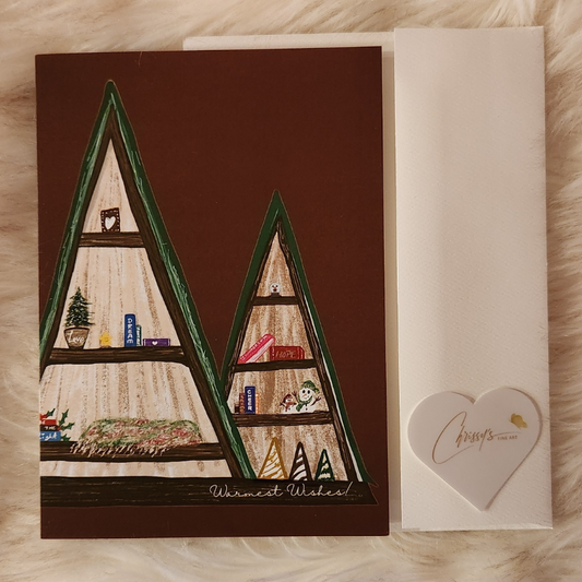 Peaceful and Cozy Solitude! Holiday Greeting Card