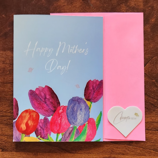 Field of Tulips! Mother's Day Greeting Card