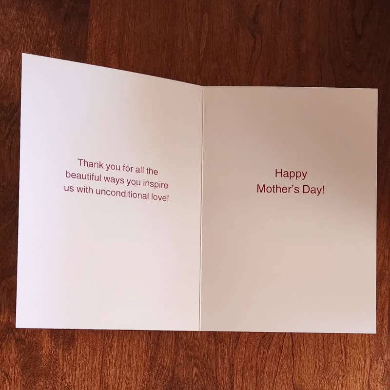 Loves Beauty! Mother's Day Greeting Card