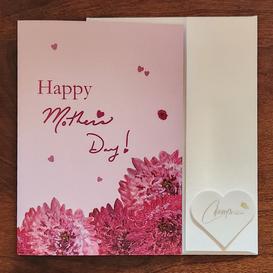 Vibrant Chrysanthemums! Mother's Day Greeting Card