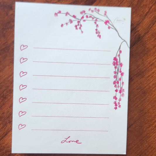 Cherry Blossom Notepad