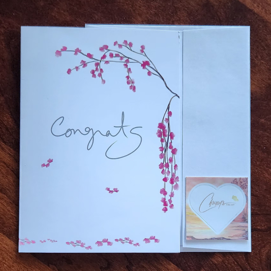 Delicate Cherry Blossoms! Greeting Card