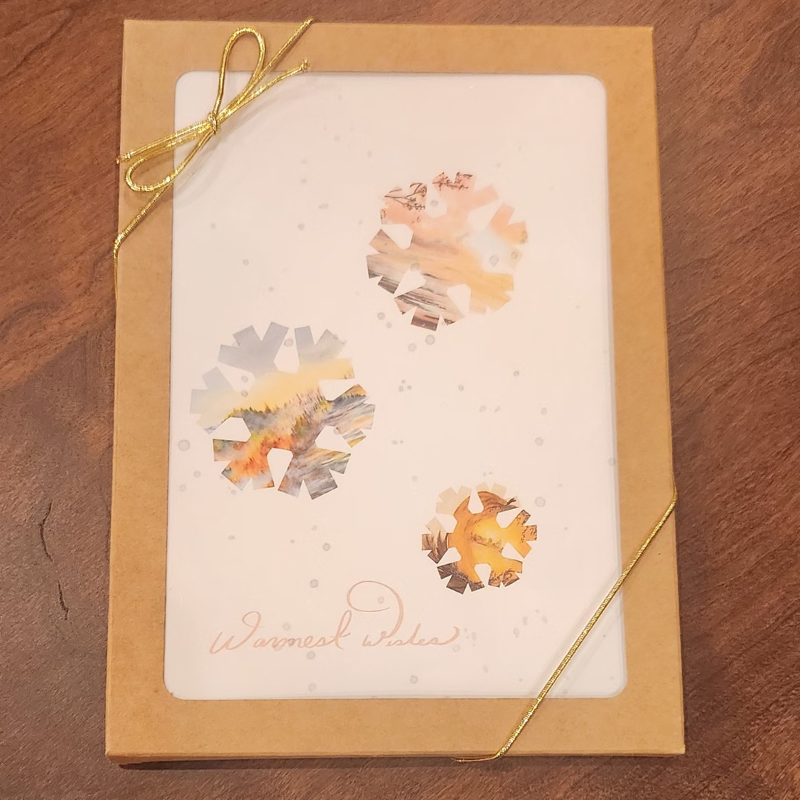 Dancing Snowflakes! Boxed Greeting Cards 5 - Count