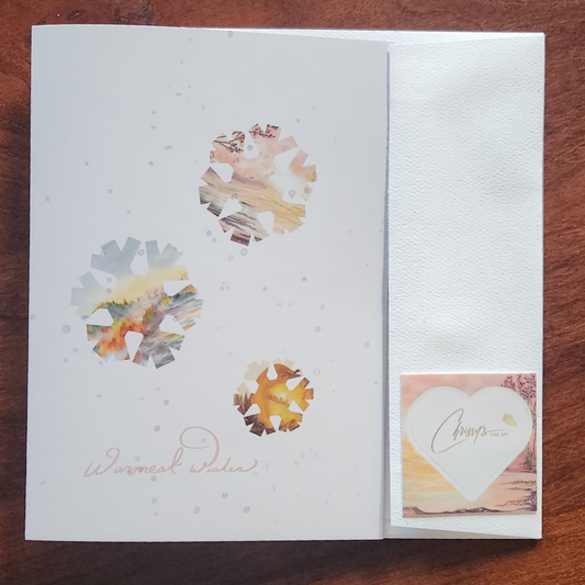 Dancing Snowflakes! Greeting Card