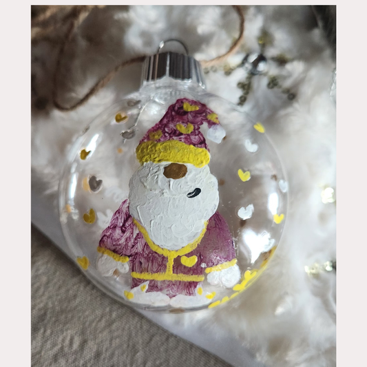 Dreamy Gnome Dream Big Disc Ornament!