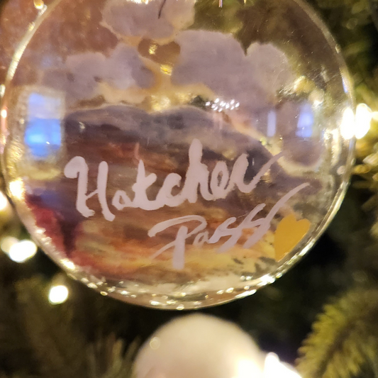 Hatcher Pass Alaska Disc Ornament!