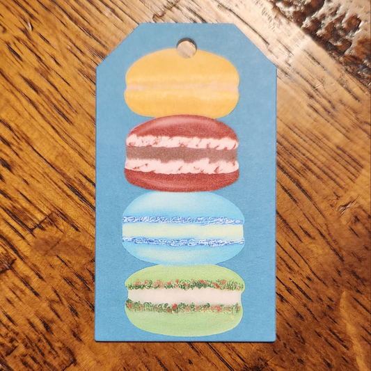 Holiday Macaroons! Holiday Gift Tag Package 3 Count