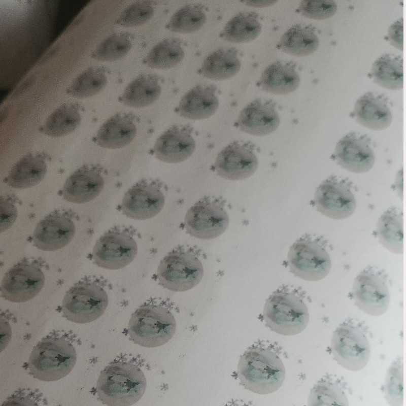 Holiday Wishes Mini Print! Gift Wrap Sheets, Pack of 3