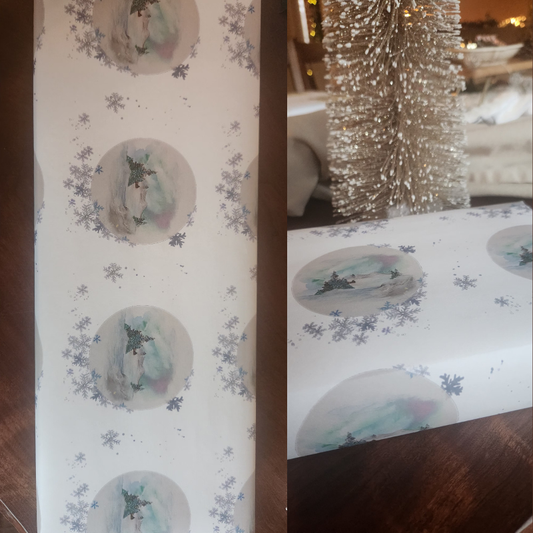 Holiday Wishes! Gift Wrap Sheets, Pack of 3