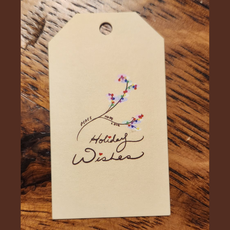 Holiday Lights! Holiday Gift Tag Package 3 Count