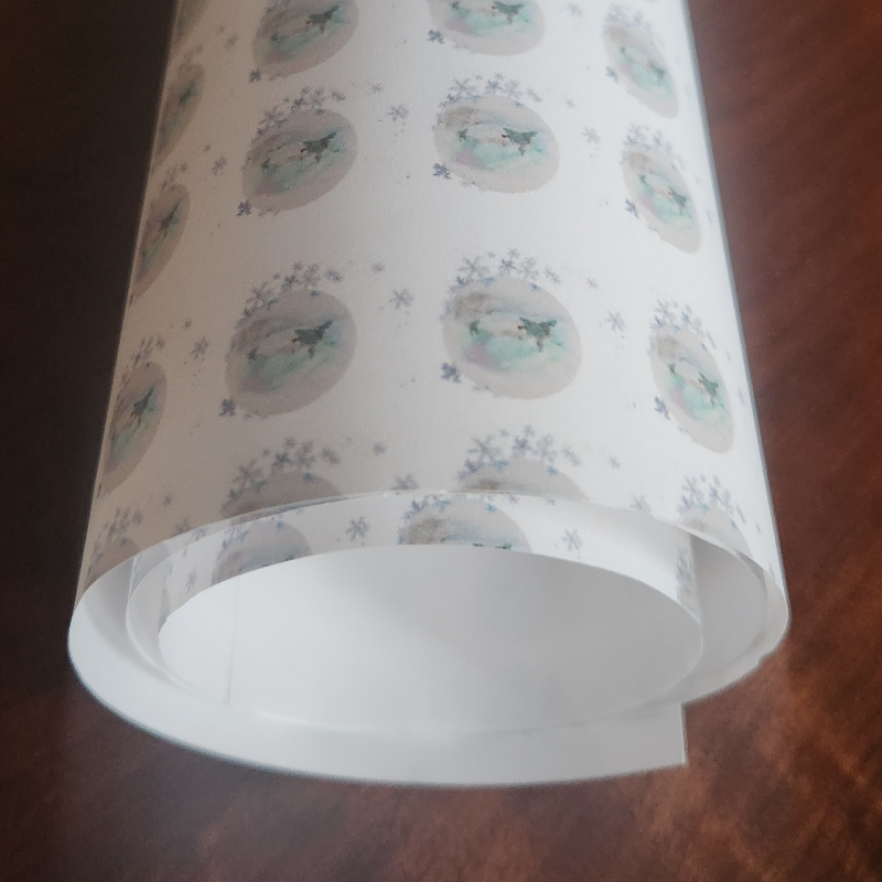 Holiday Wishes Mini Print! Gift Wrap Sheets, Pack of 3