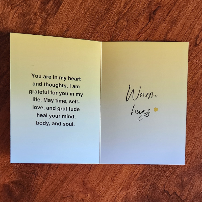 Life Works For You! Encouragement Greeting Card