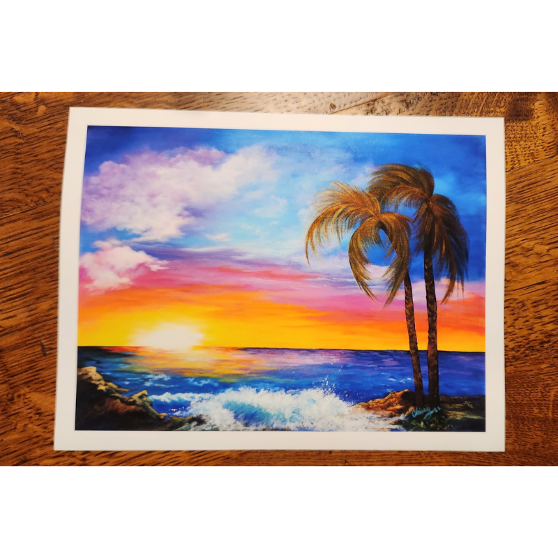 Majestic Sunset! Print 8 in x 10 5/8 in