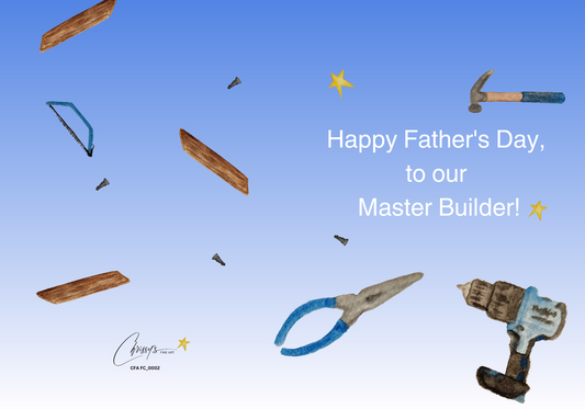 Master Builder! Father's Day Greeting Card