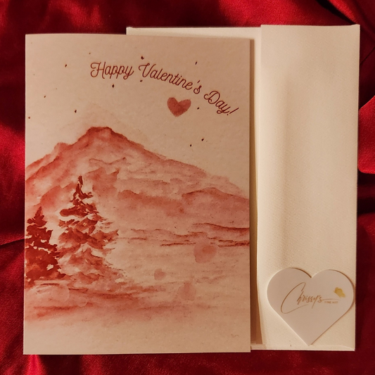 Mountains of Love! Valentine's Day Greeting Card