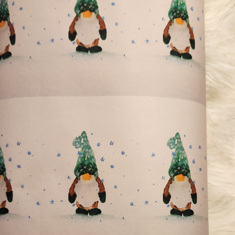 Lil Green Gnome! Holiday Gift Wrap