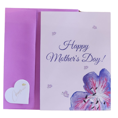 The beauty in Purple! Mother's Day Greeting Card