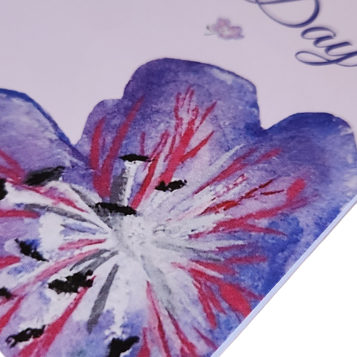 The beauty in Purple! Mother's Day Greeting Card