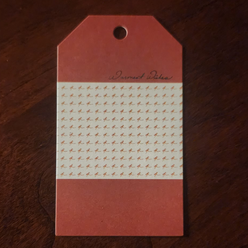 Red Christmas Bows! Holiday Gift Tag Package 3 Count