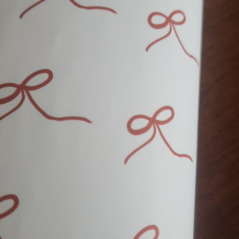 Red Ribbons! Gift Wrap Sheets, Pack of 3