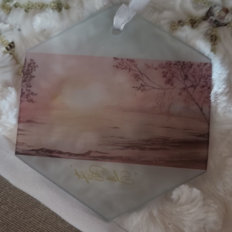 Shine Bright! Hexagon Glass Ornament