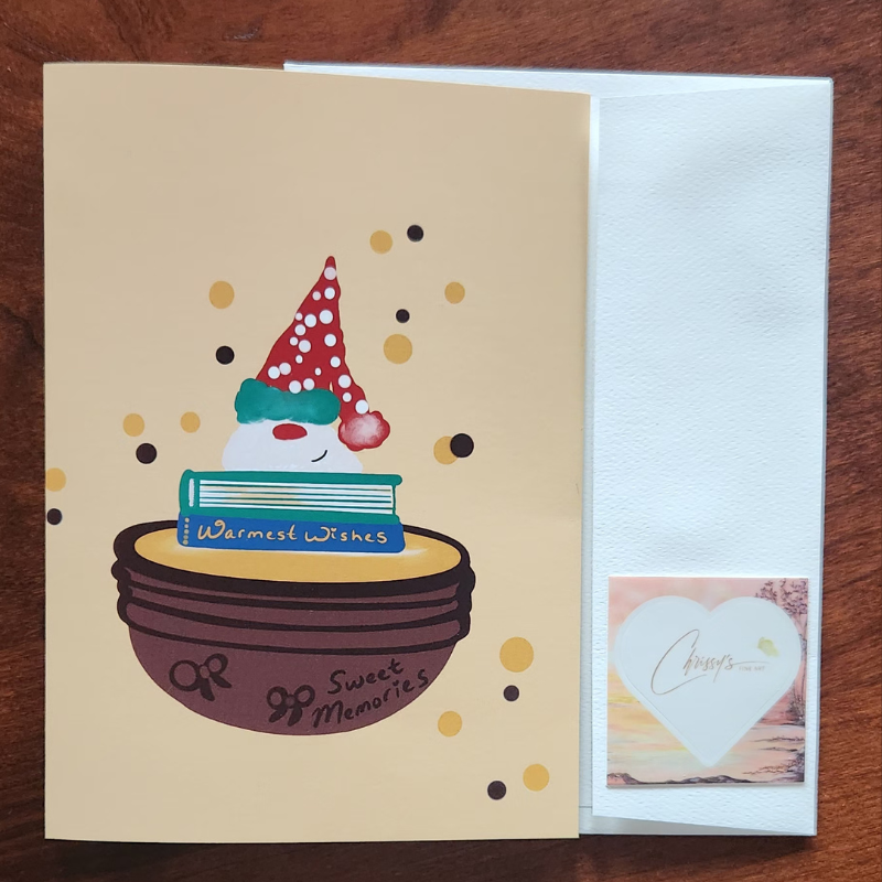 Sweet Memories Chocolate Gnome! Boxed Greeting Cards 5 - Count