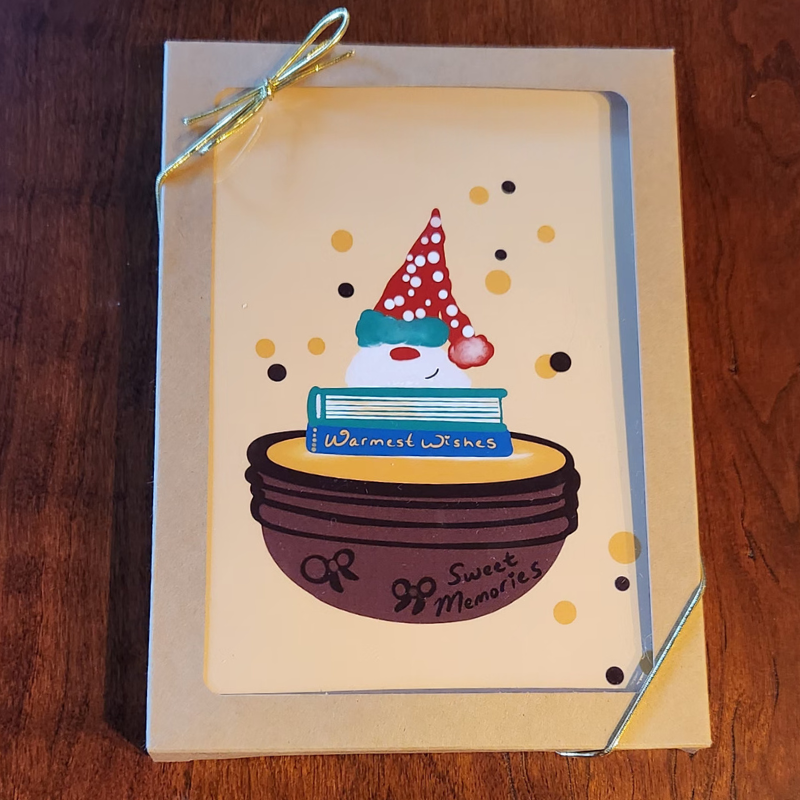 Sweet Memories Chocolate Gnome! Boxed Greeting Cards 5 - Count