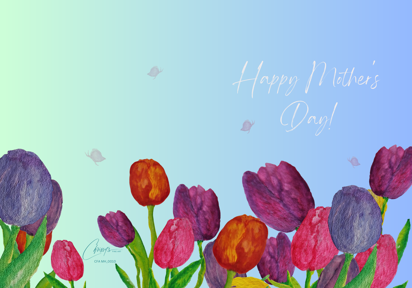 Field of Tulips! Mother's Day Greeting Card