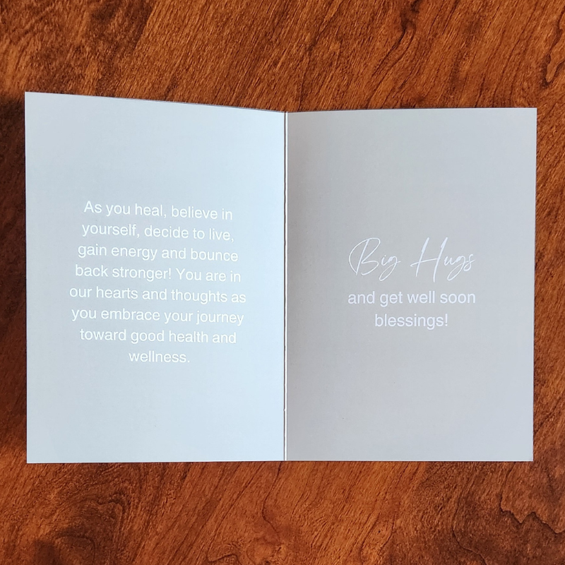We're Here For You! Get Well Soon Greeting Card