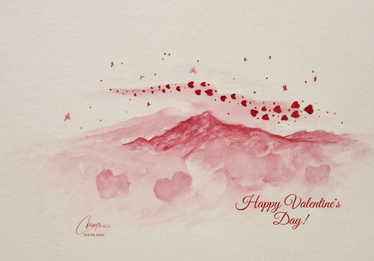 Aurora Borealis! Valentine's Day Greeting Card