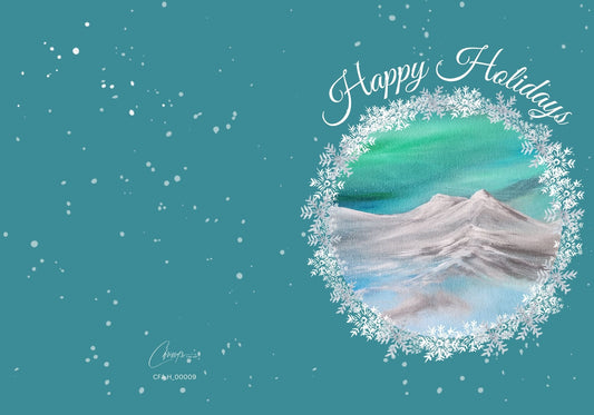 Majestic Mountains! Holiday Greeting Card